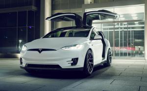 Tesla Model X by Novitec Rosso on Vossen Wheels (NV2) 2017 года